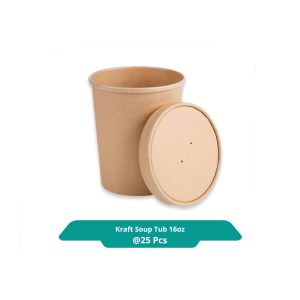 KRAFT SOUP TUB (8oz, 12oz, 16oz, 26oz, 32oz) - 16oz